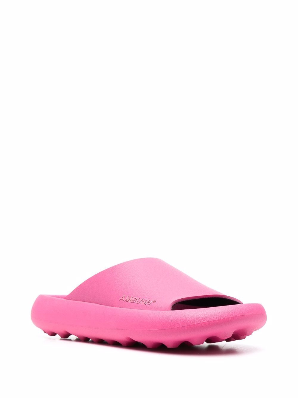 AMBUSH side logo-print slides - Pink