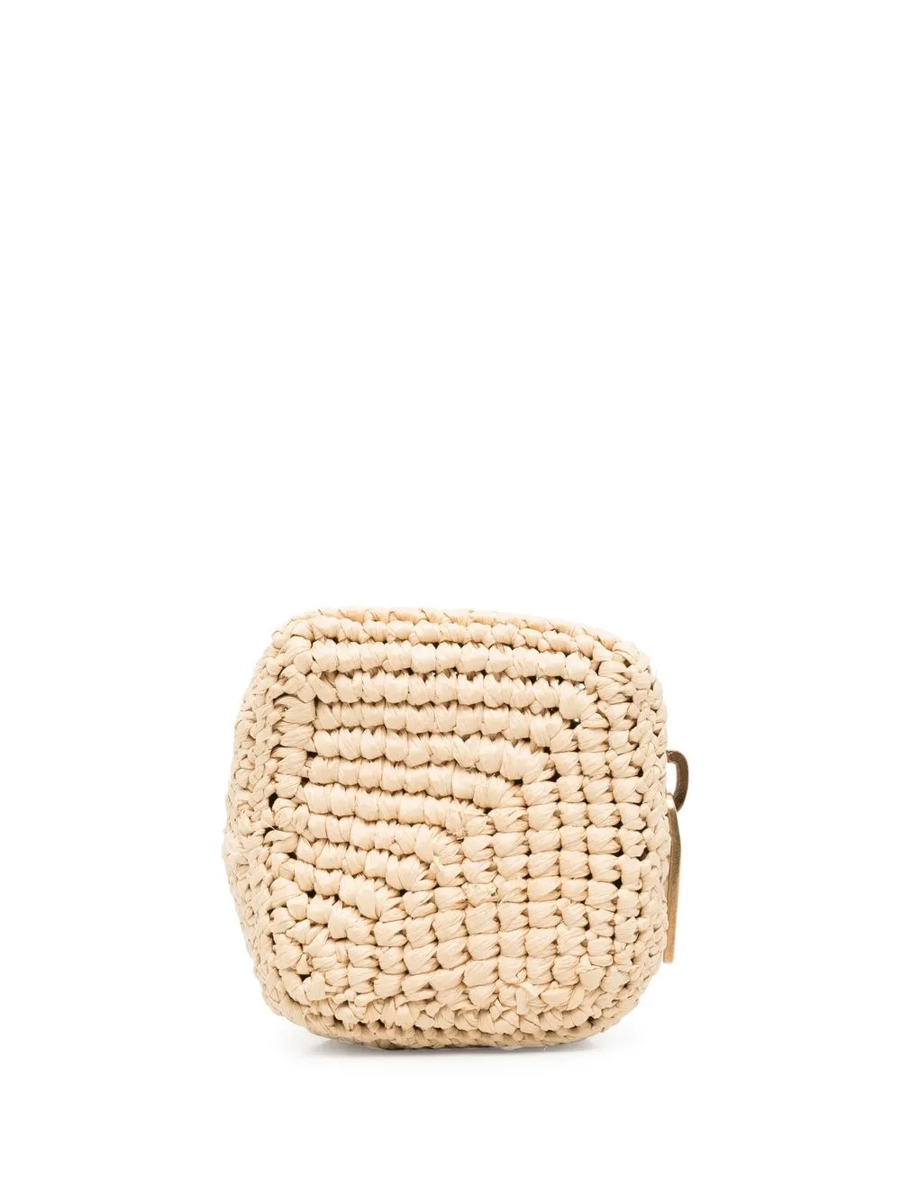 

Saint Laurent llavero con diseño tejido - Neutro