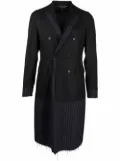 Comme Des Garçons Pre-Owned 2000s layered-effect coat - Black