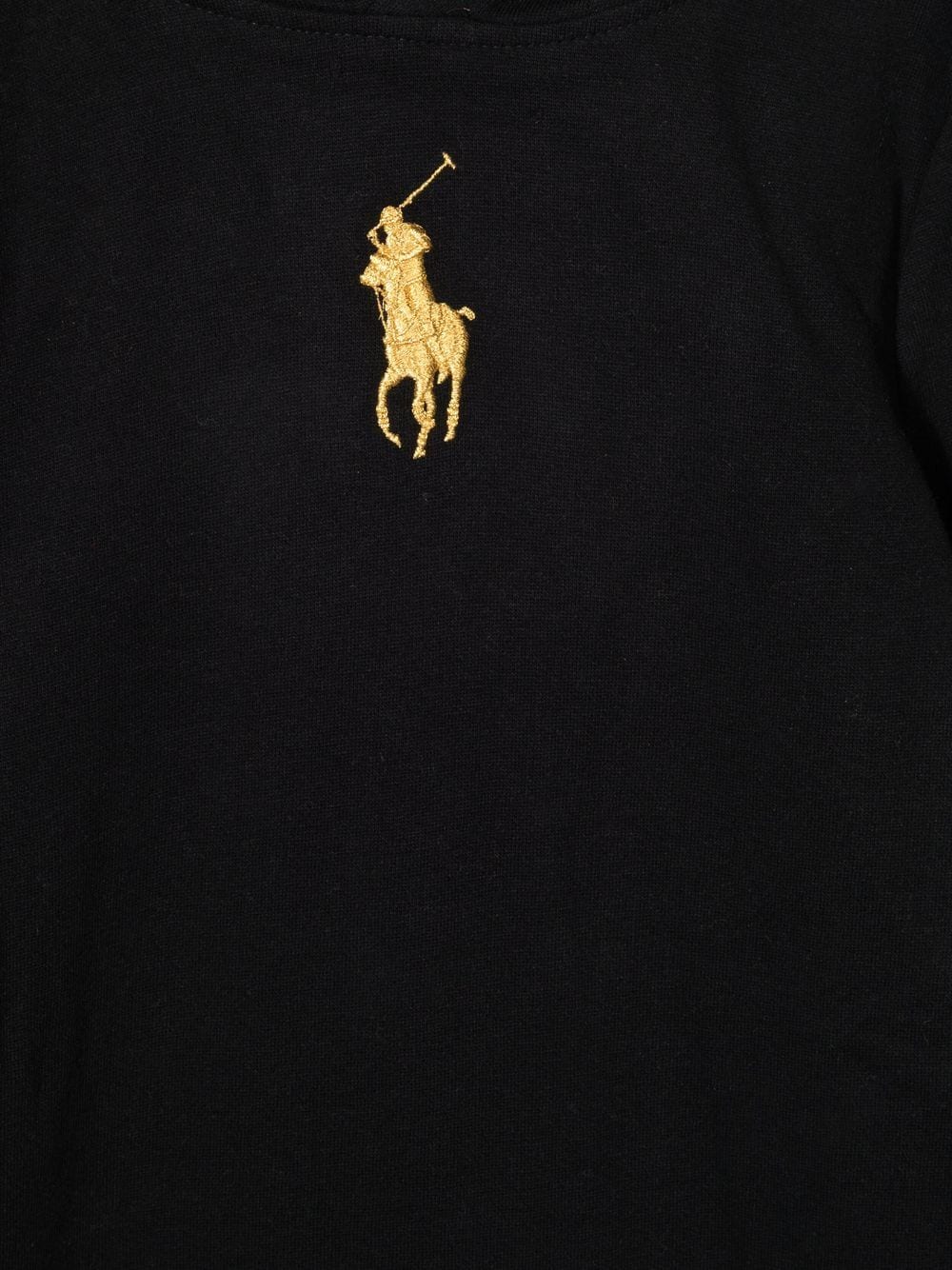 Shop Ralph Lauren Polo Pony Oversized Hoodie In 黑色