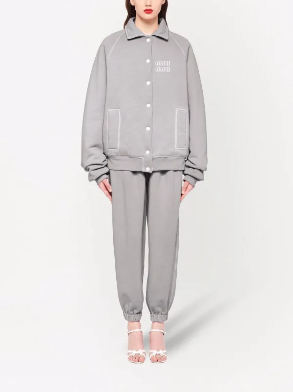 中古 未使用品 ミュウミュウ Miumiu 21AW プリントコットン スウェット ...