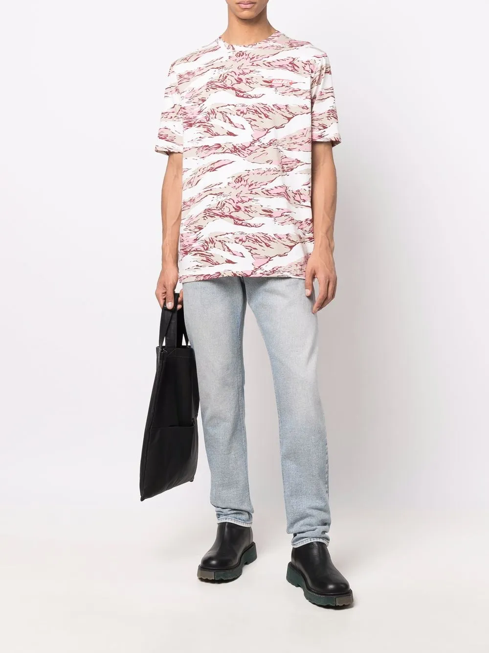 Diesel T-shirt met print - Wit