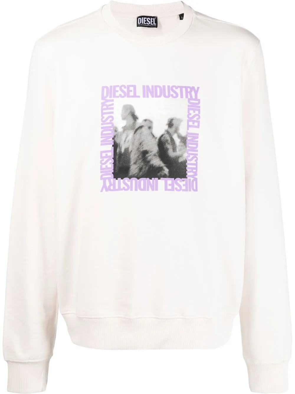 

Diesel Diesel Industry-print sweatshirt - White