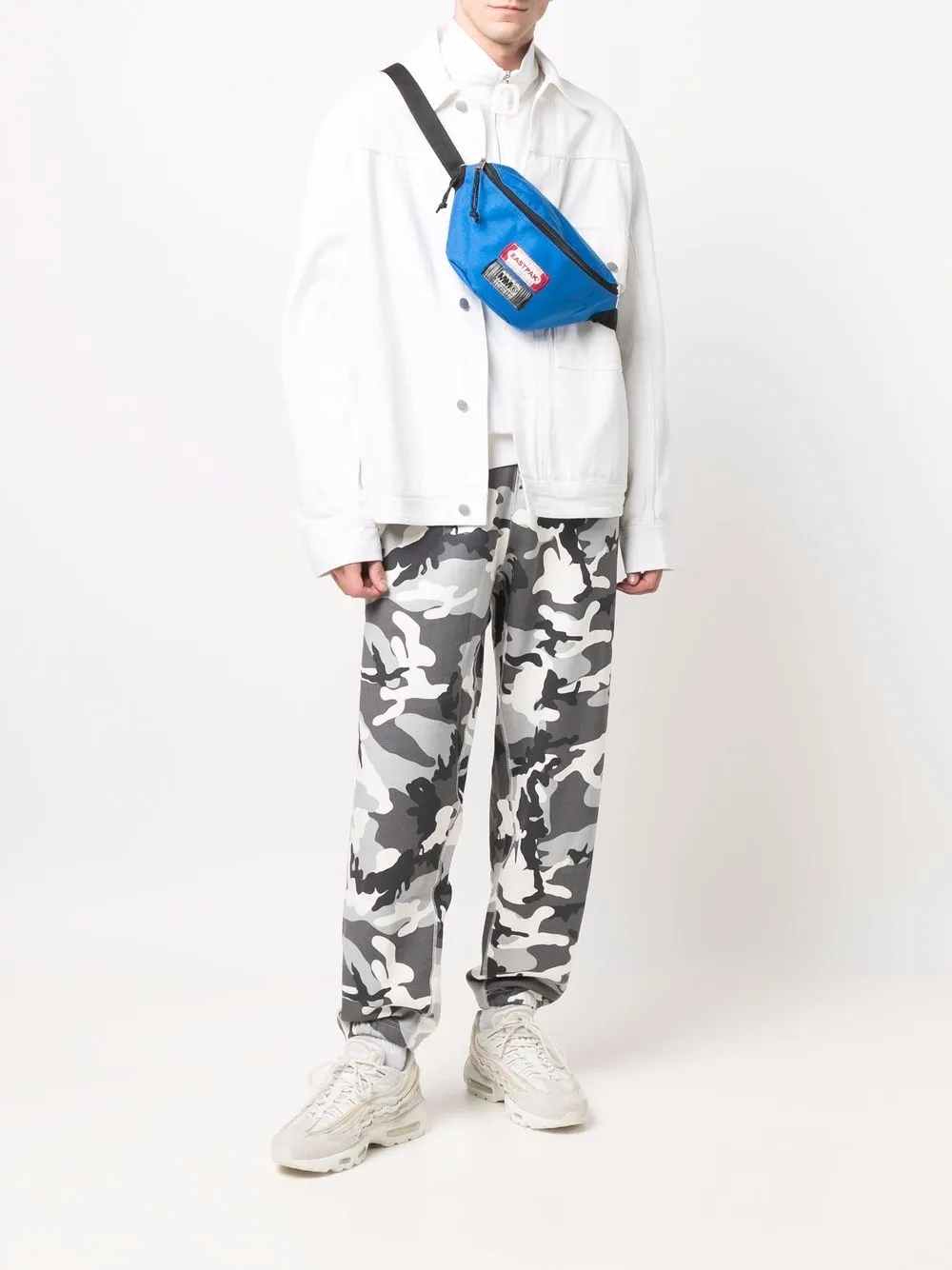 фото Mm6 maison margiela поясная сумка на молнии с логотипом