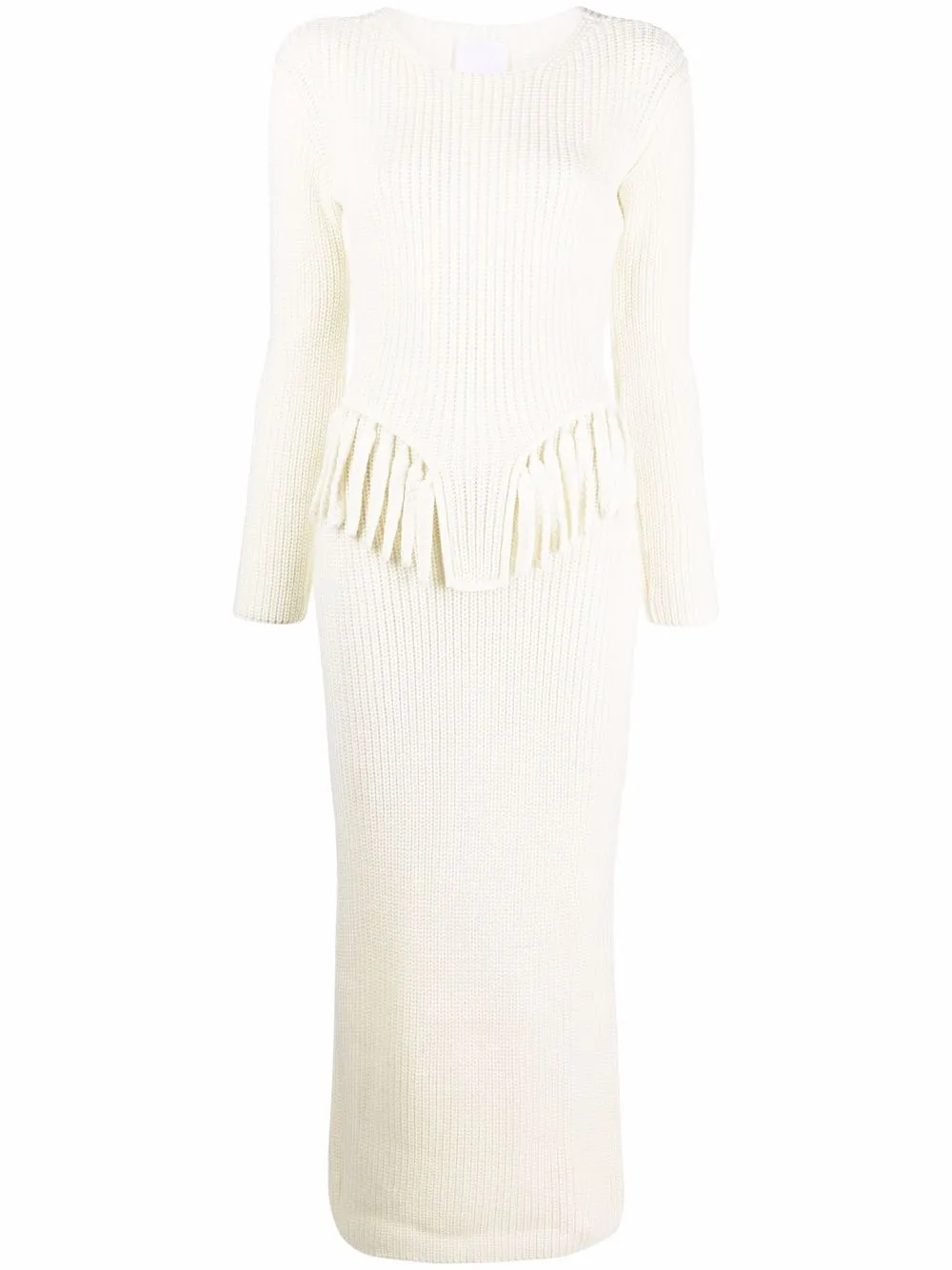 Bevza платье с бахромой