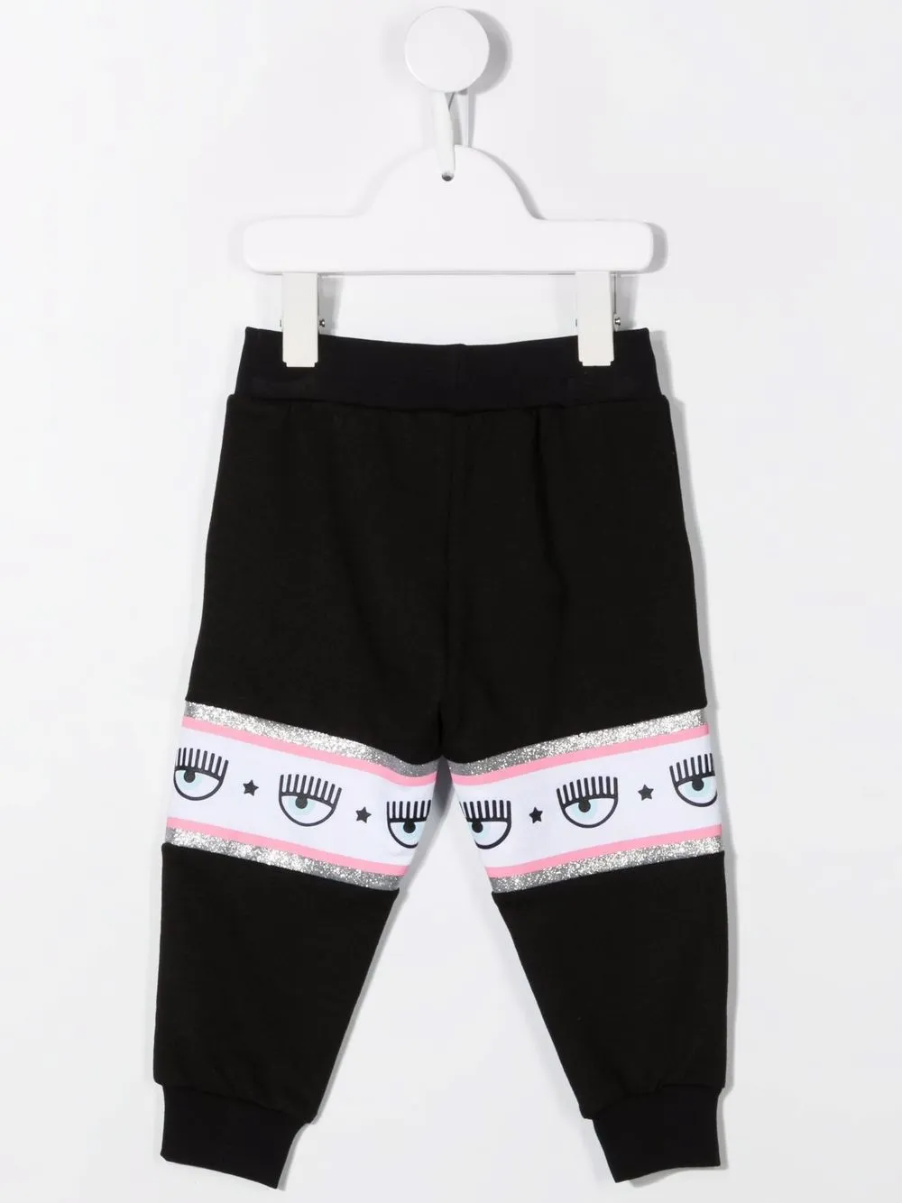 фото Chiara ferragni kids спортивные брюки с логотипом