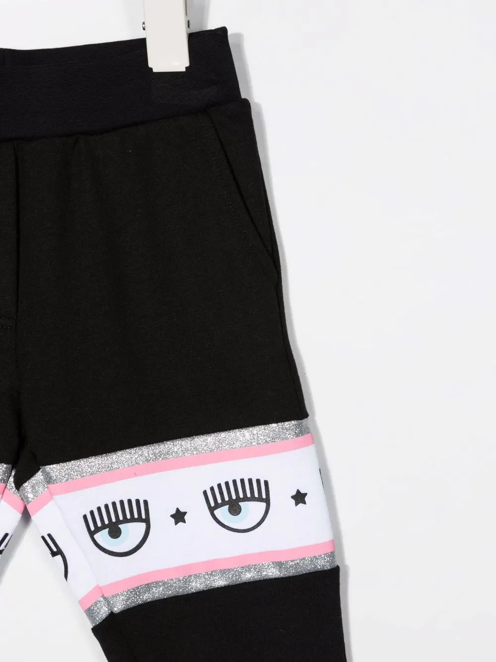 фото Chiara ferragni kids спортивные брюки с логотипом