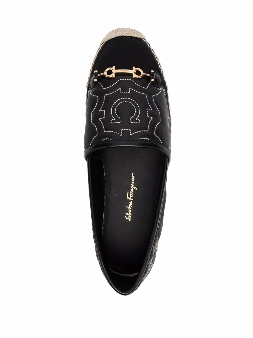 Ferragamo Gancini logo-embroidered espadrilles | Shoes | Image 4
