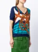 Hermès pre-owned bridle strap-print knitted top