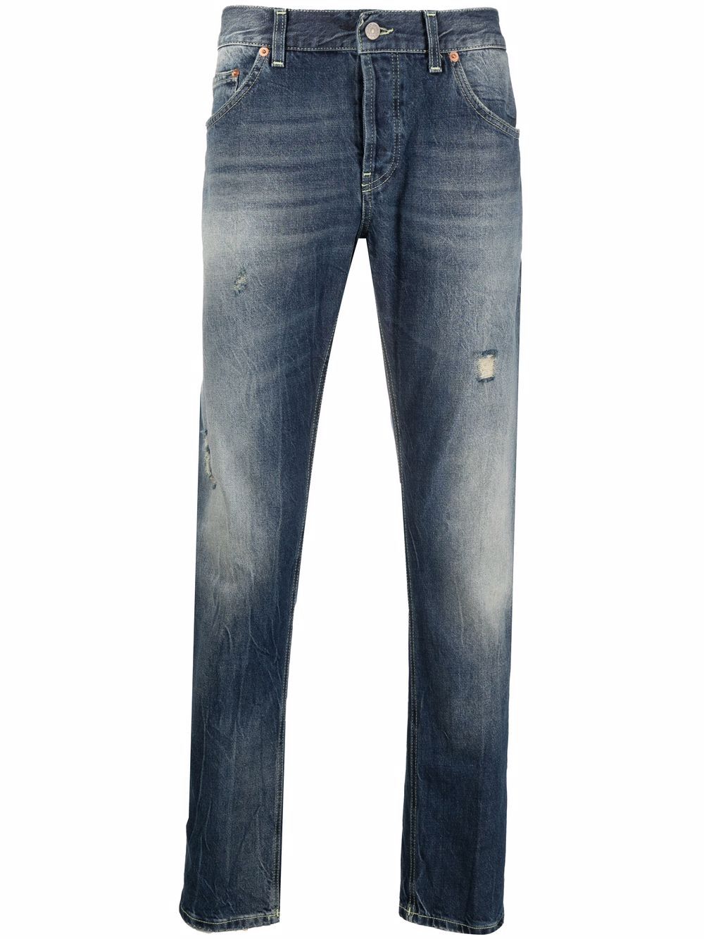 фото Dondup узкие джинсы с эффектом потертости