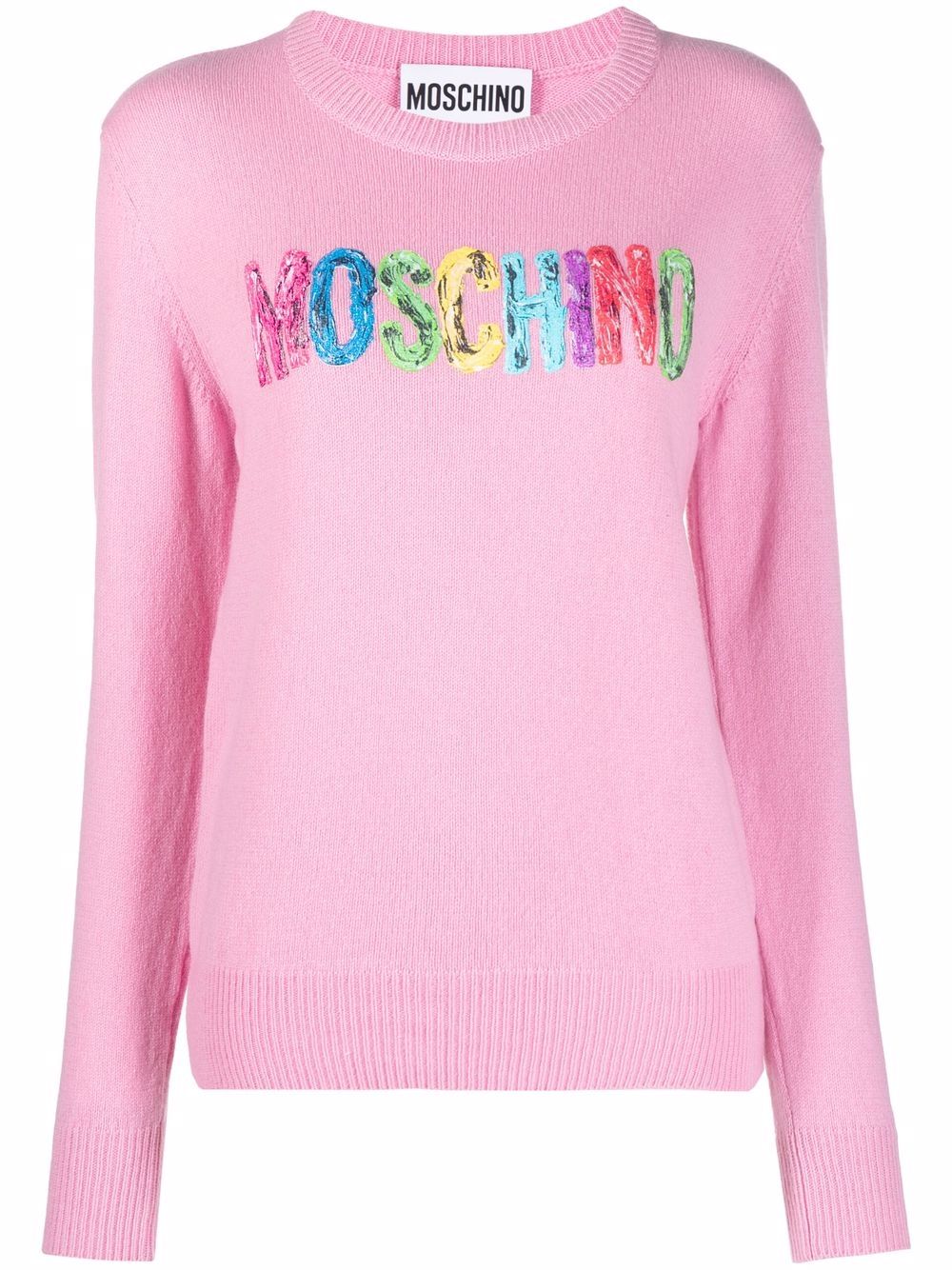 фото Moschino джемпер с объемным логотипом