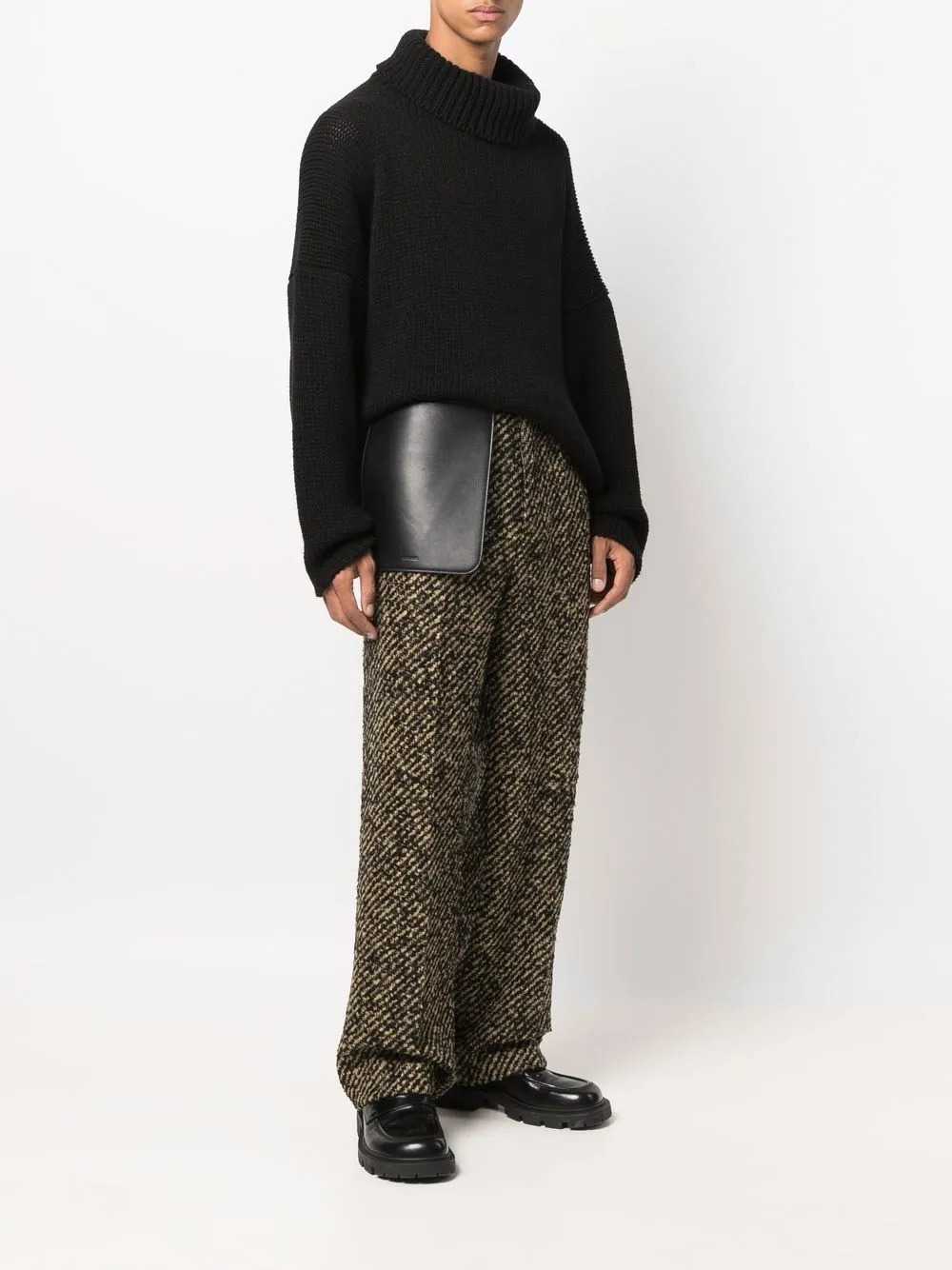 фото Jil sander поясная сумка с логотипом