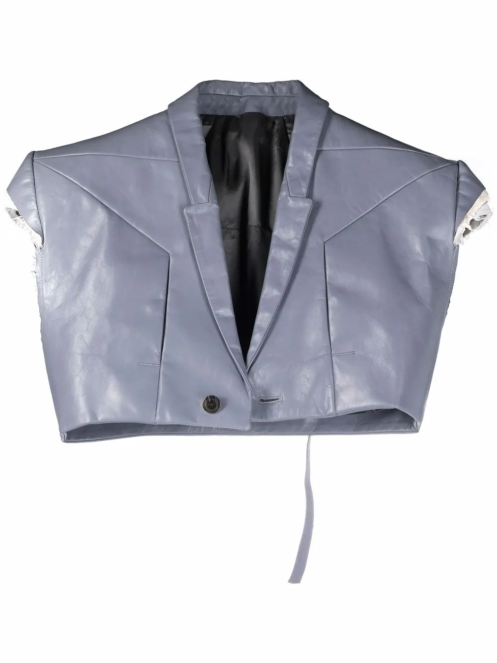 Rick Owens Micro Tatlin Leather Jacket - Farfetch