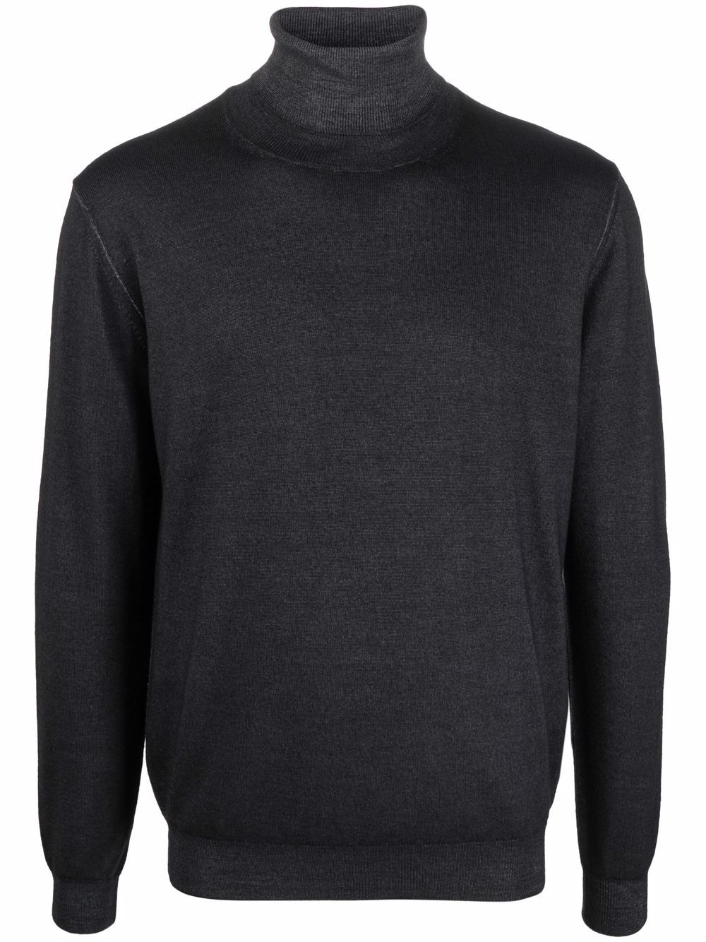 DONDUP roll-neck merino wool jumper – Black