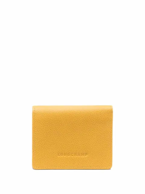 Longchamp Le Foulonné grained leather purse