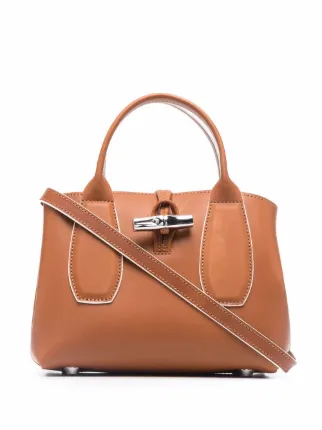 Longchamp roseau cognac hot sale