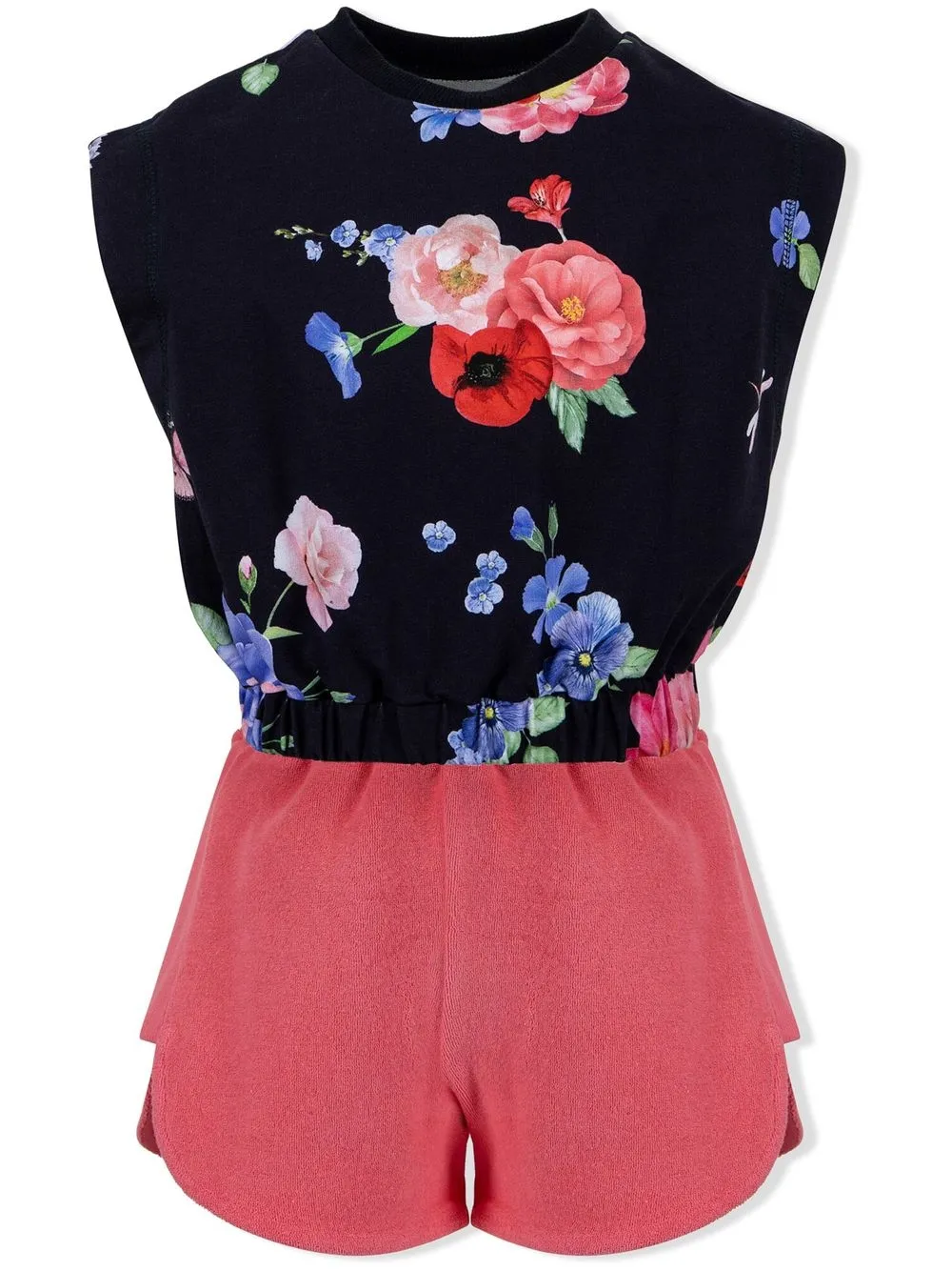 

Lapin House floral print playsuit - Pink