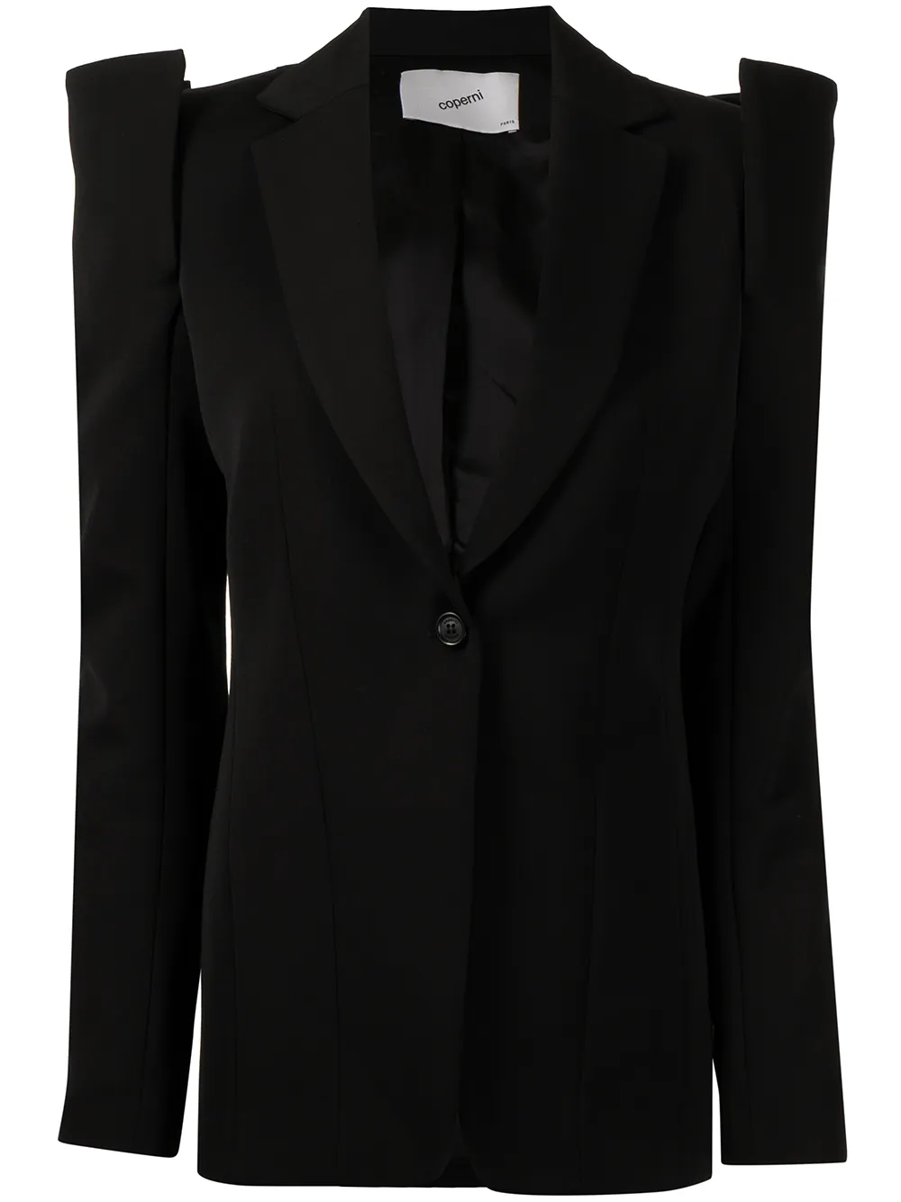 

Coperni Exaggerated tailored blazer - Black