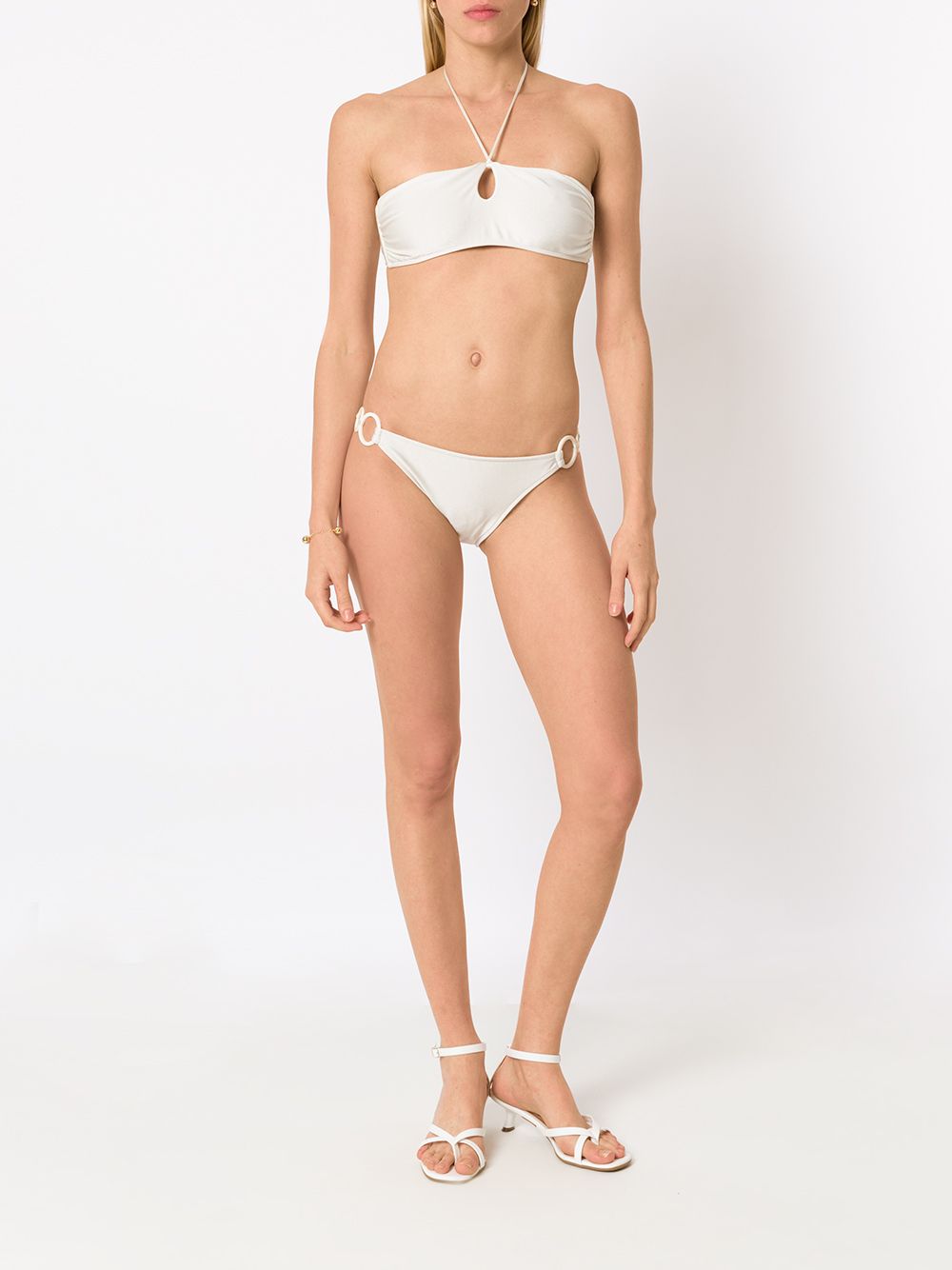 Adriana Degreas Bikini met ring detail - Wit