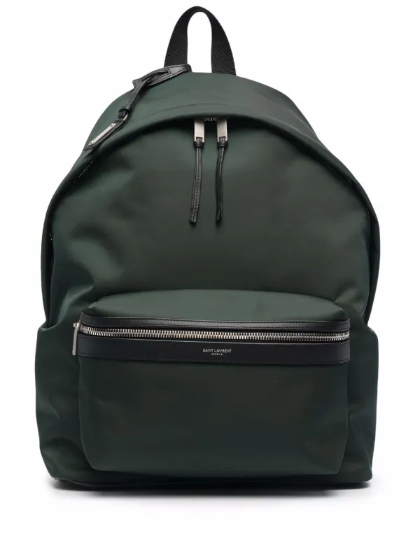 Saint Laurent City leather-trim 