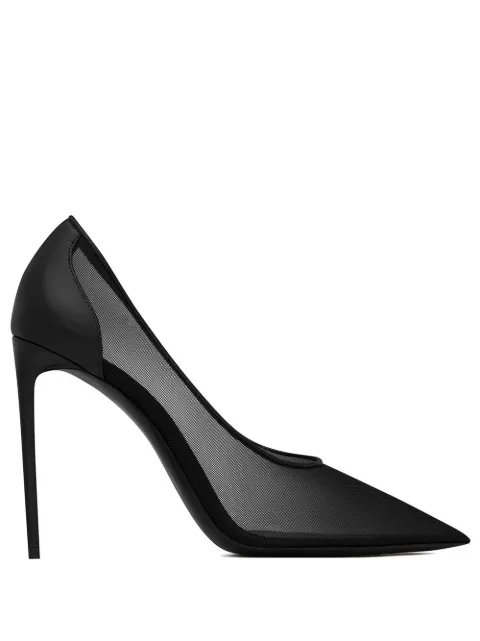 Saint Laurent mesh stiletto pumps