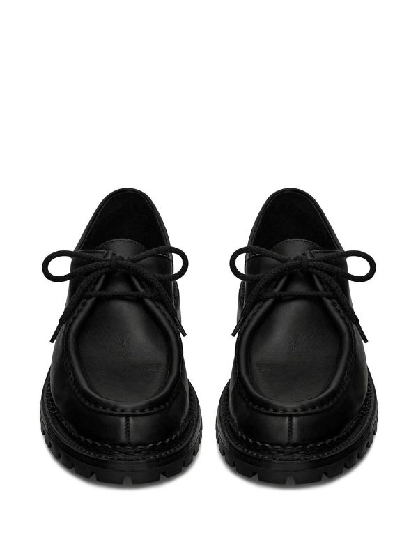 saint laurent leather loafers