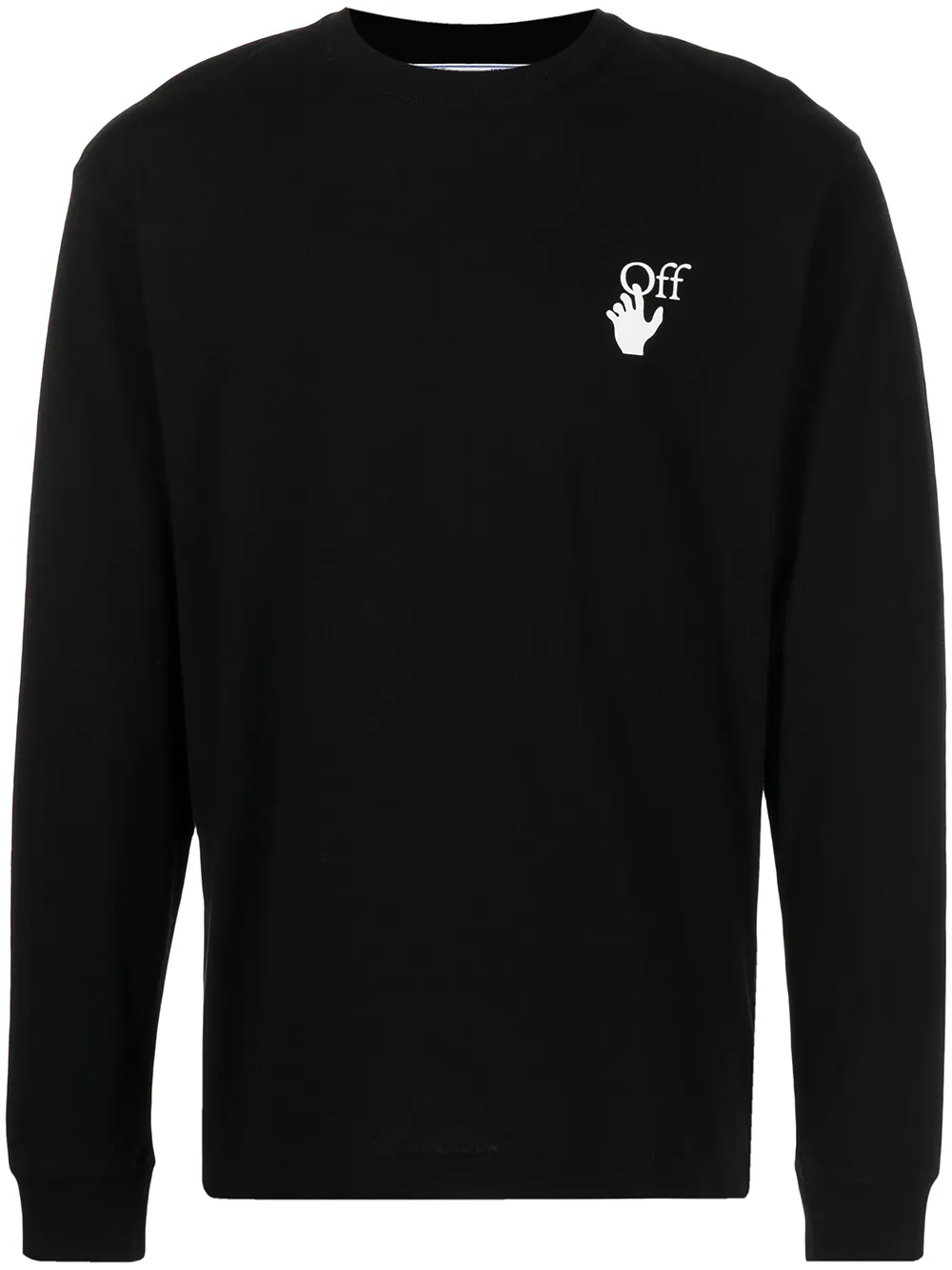 Off-White Top met logoprint Zwart