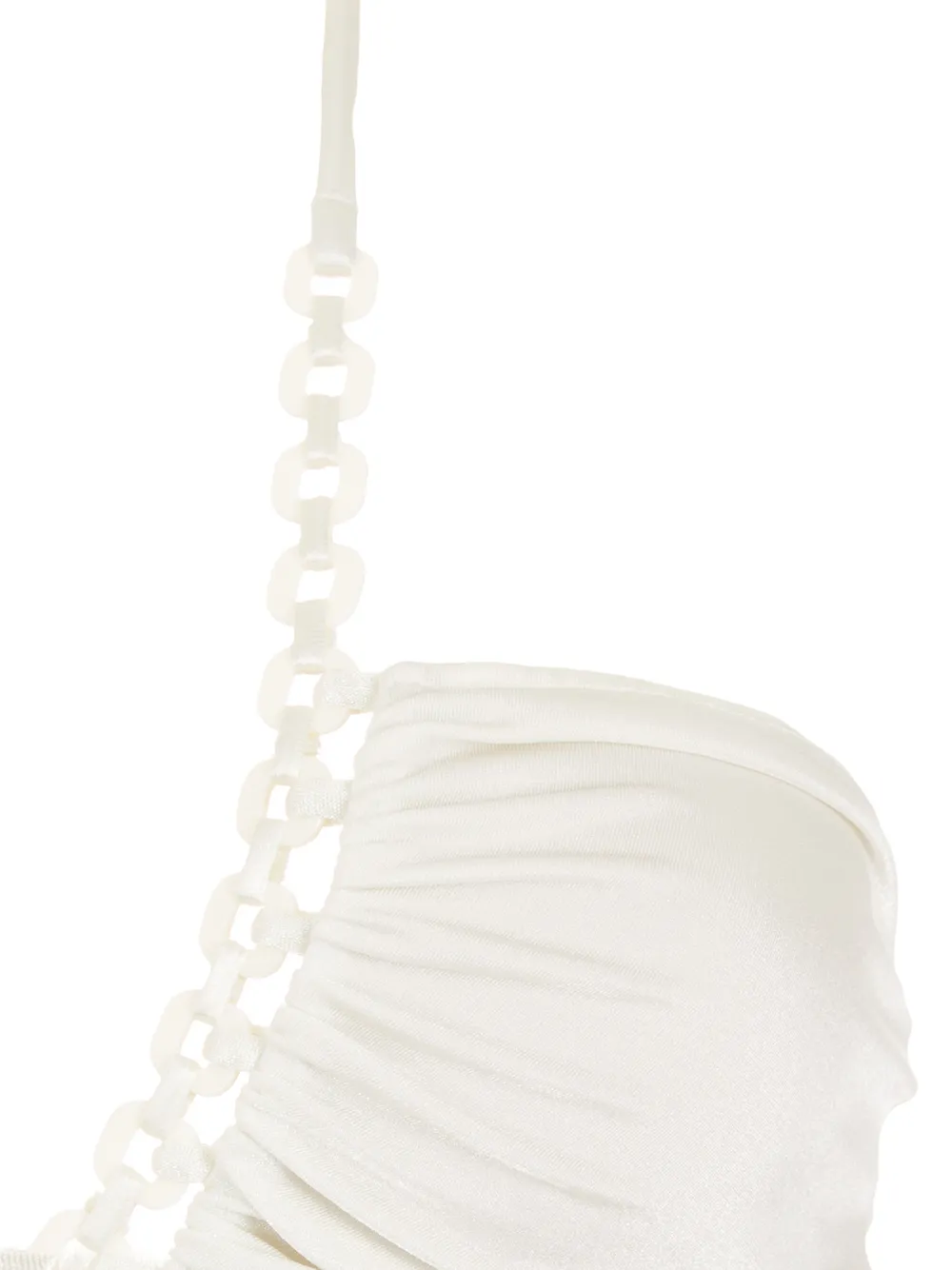 Adriana Degreas Halterneck Chain-detail Swimwear In White