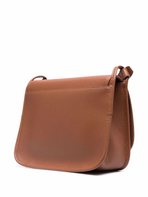 le foulonné leather belt bag