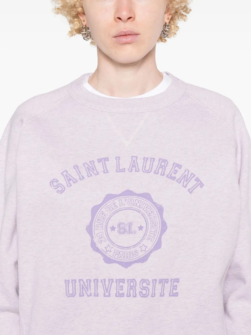 Saint Laurent Sweatshirt mit Logo-Print | Image 5