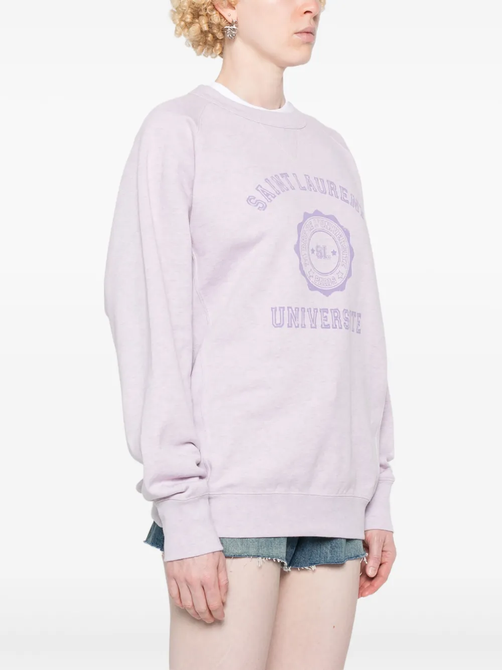 Saint Laurent Sweatshirt mit Logo-Print | Tops | Image 3