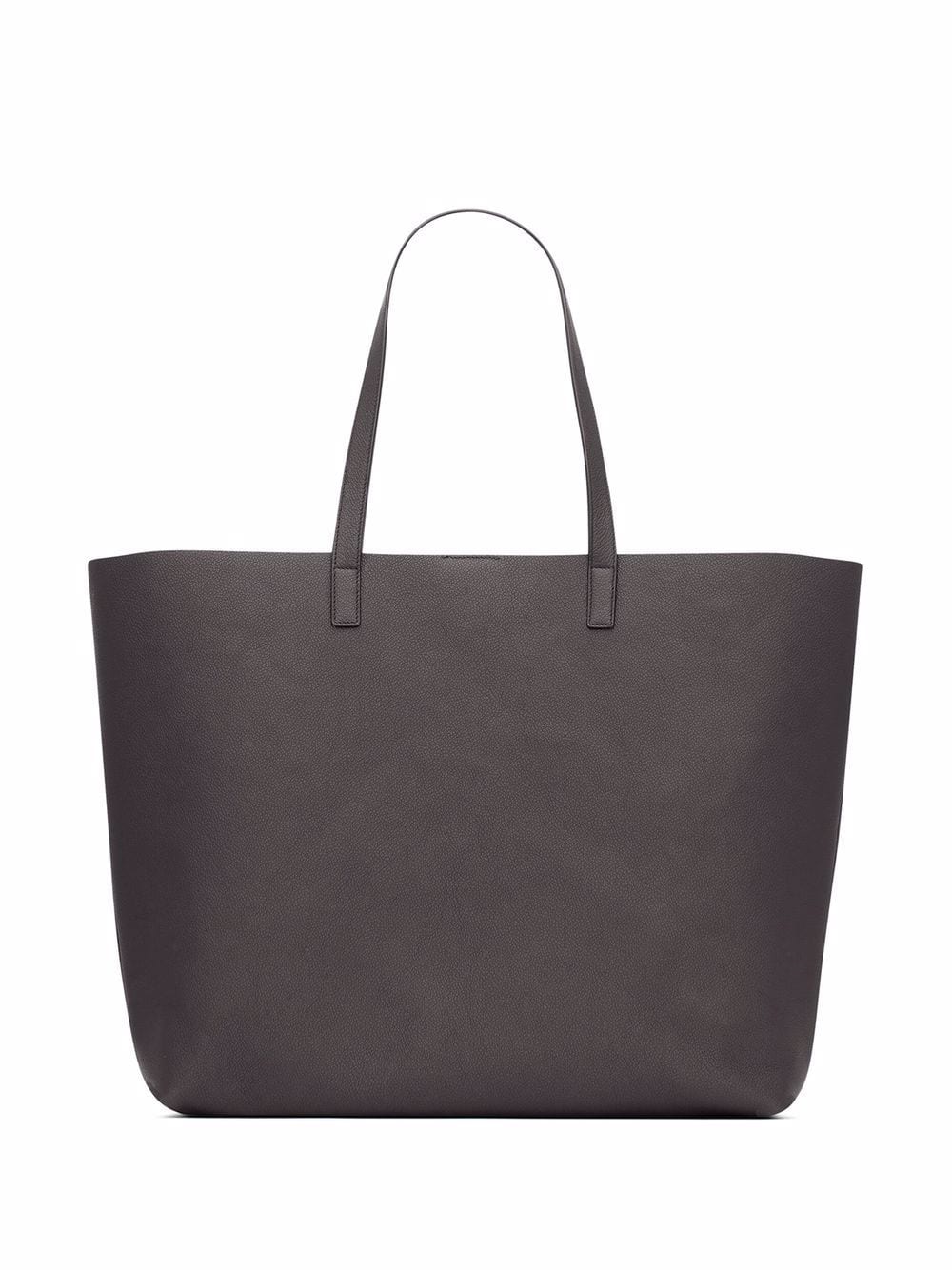 Saint Laurent Shopper met logo-reliëf - Bruin