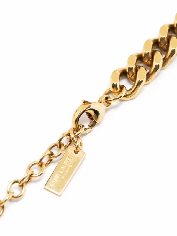 Saint Laurent チェーン ネックレス | ゴールドトーン | FARFETCH JP