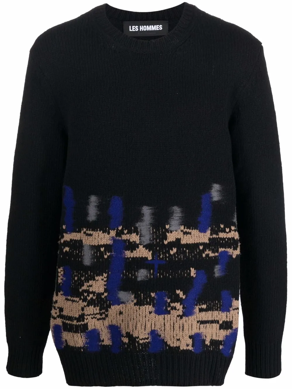 Les Hommes джемпер с абстрактным узором