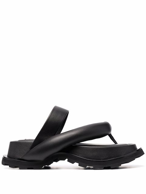 Jil Sander chunky leather sandals