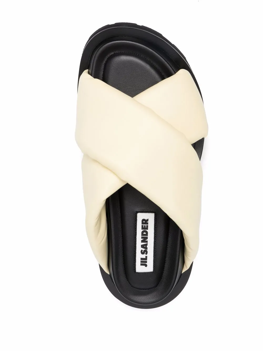 Jil Sander Padded Leather Sandals - Farfetch