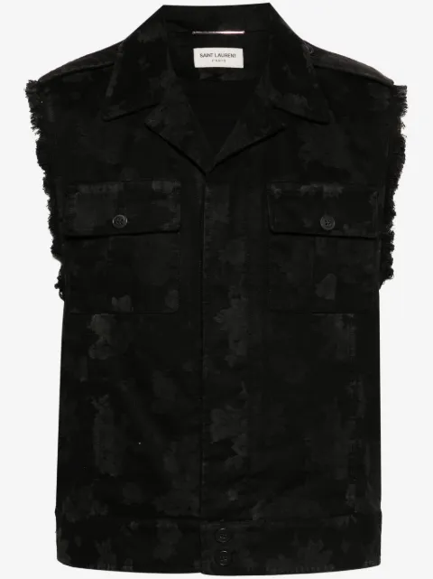 Saint Laurent جيليه بطبعة تجريدية