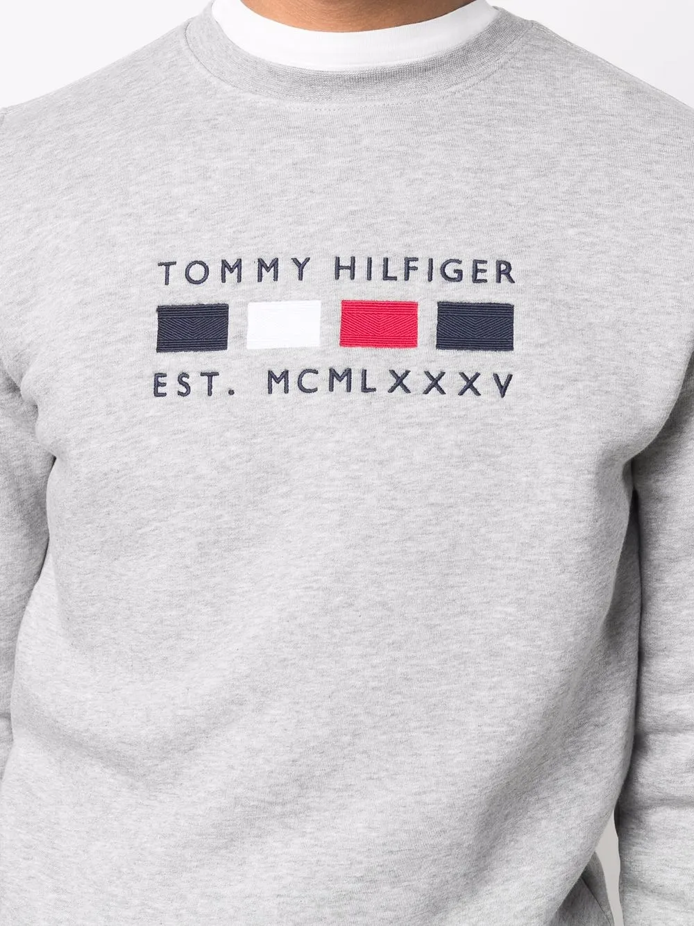 фото Tommy hilfiger толстовка с вышитым логотипом