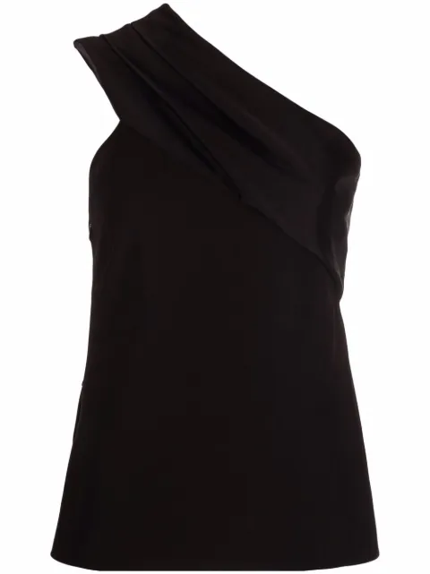 Givenchy one-shoulder silk blouse