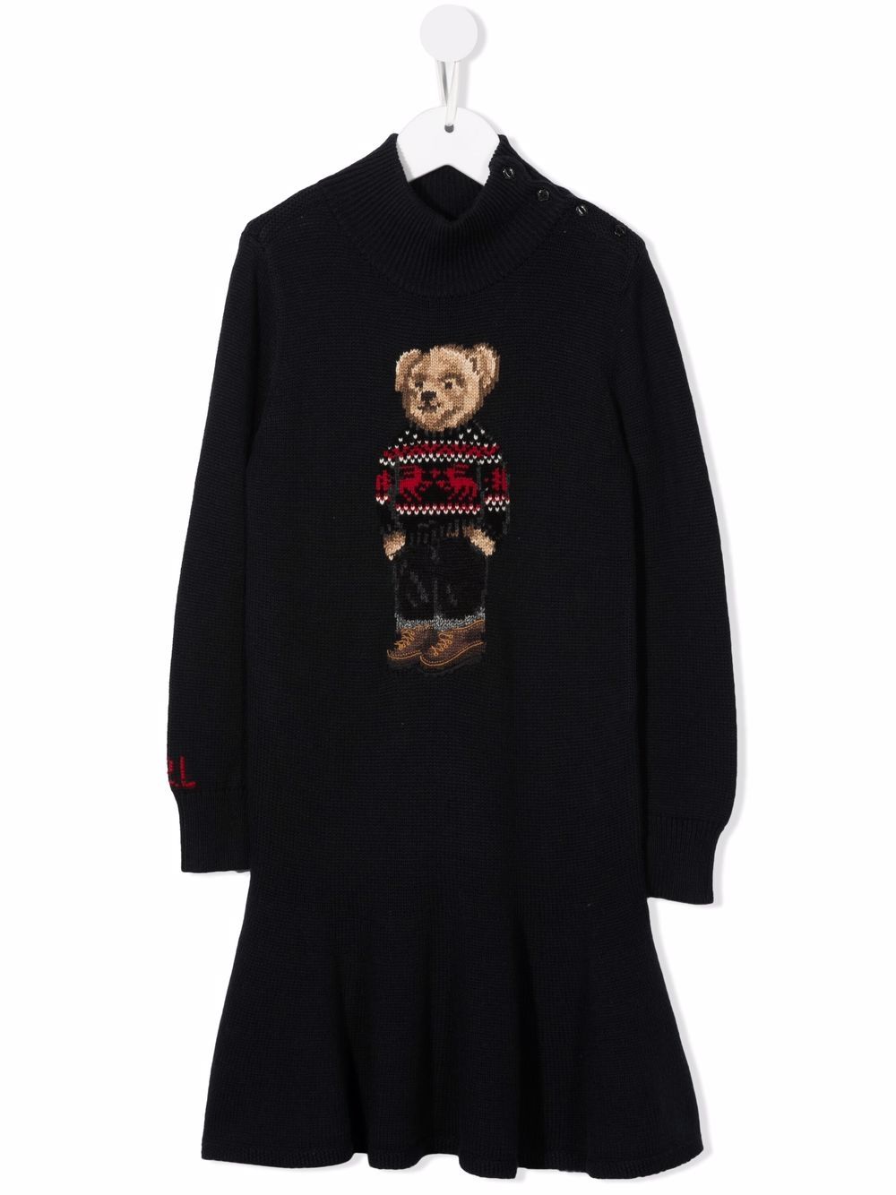 фото Ralph lauren kids трикотажное платье polo bear