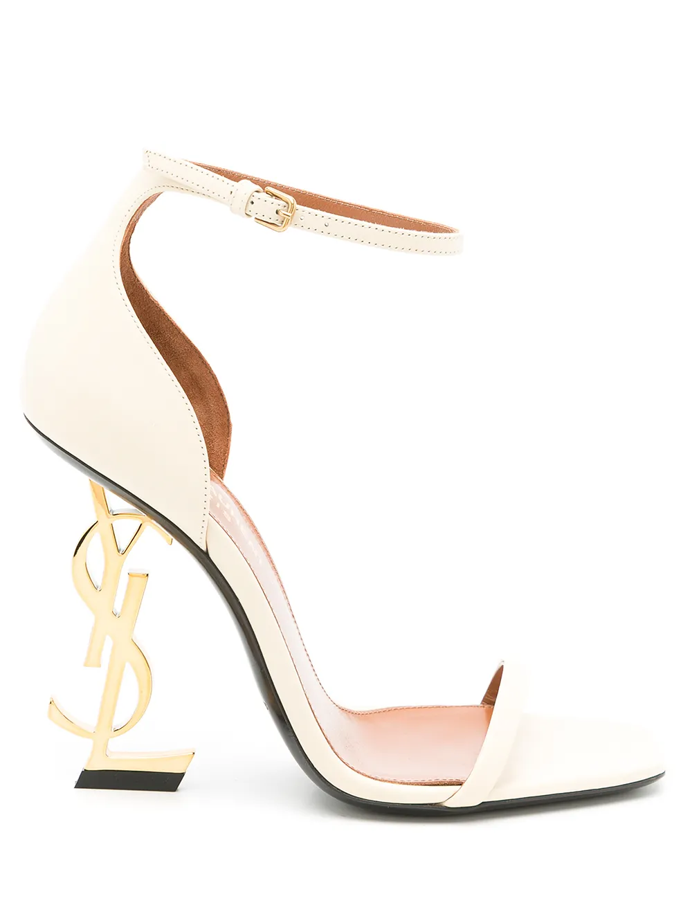 Ysl high store heels gold