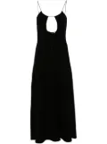 Saint Laurent cut-out midi dress - Black