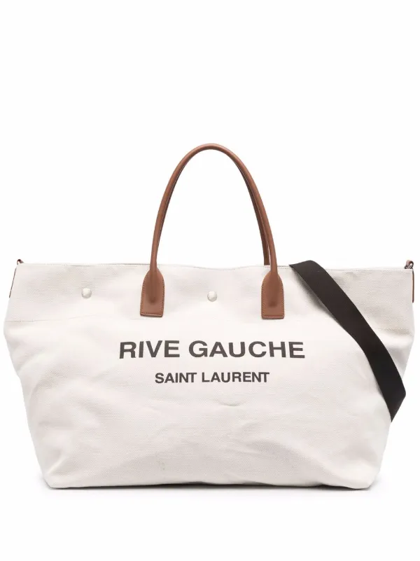 Saint Laurent Rive Gauche Maxi Tote Bag - Farfetch