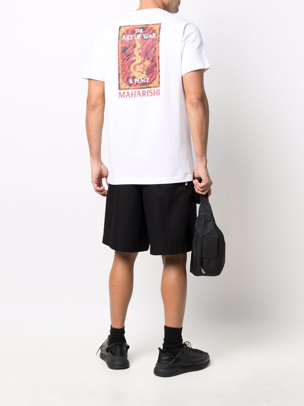 Maharishi T-shirt met logoprint - Wit