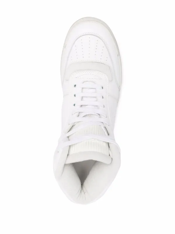Saint Laurent lace-up hi-top Sneakers | White | FARFETCH