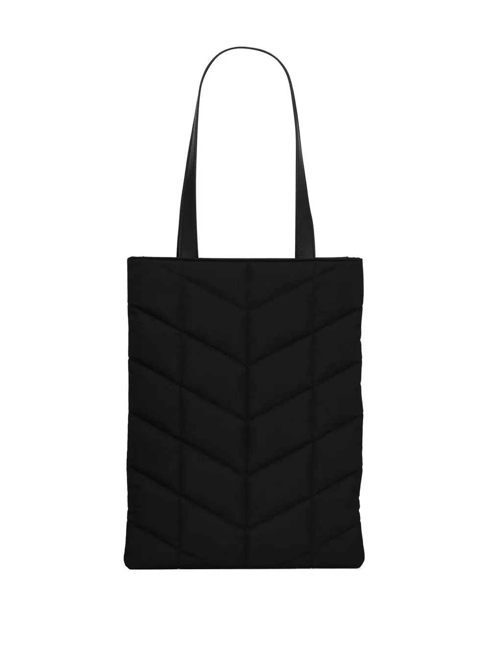 Saint Laurent Gewatteerde shopper - Zwart