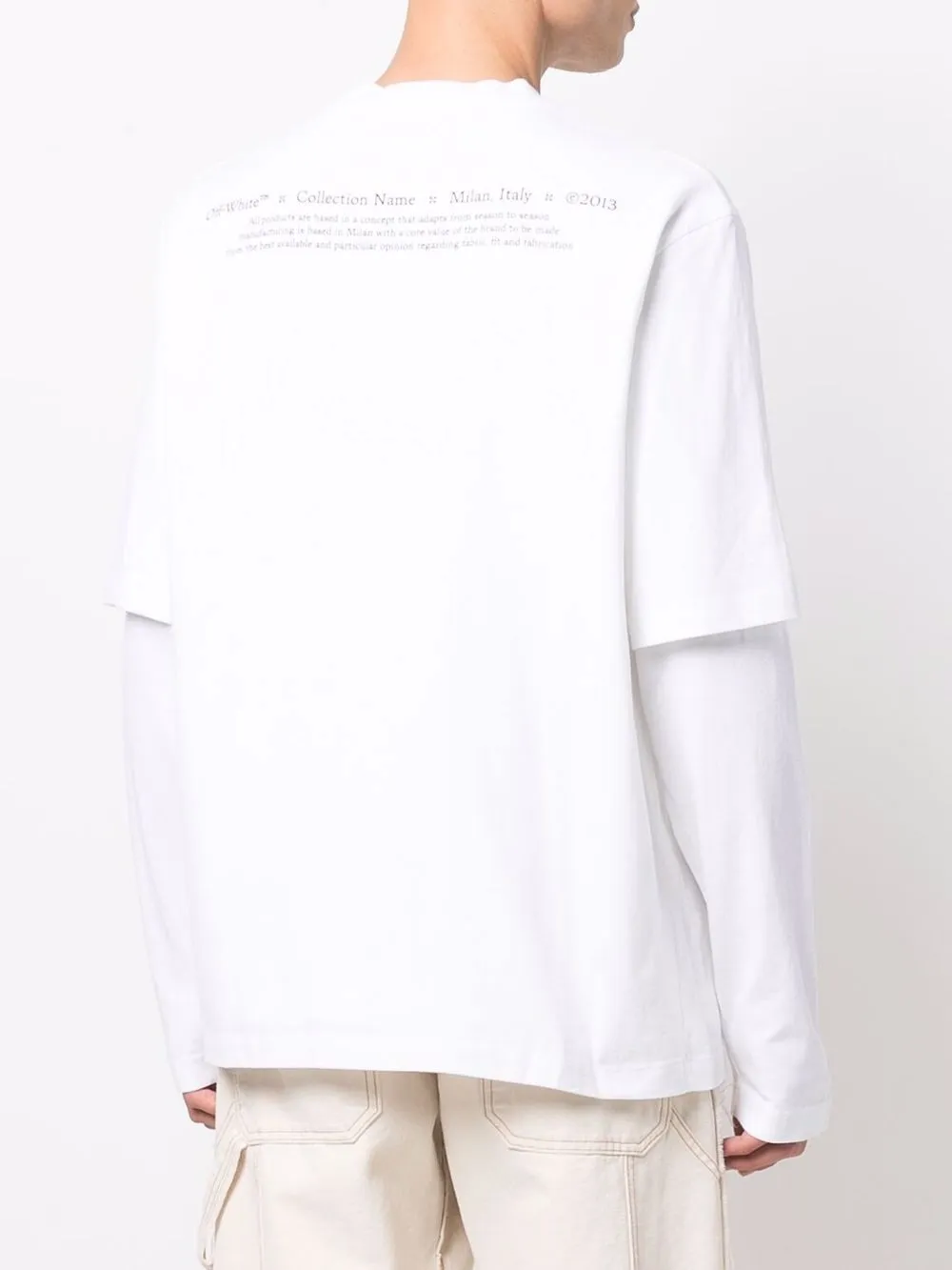 фото Off-white футболка с принтом caravaggio