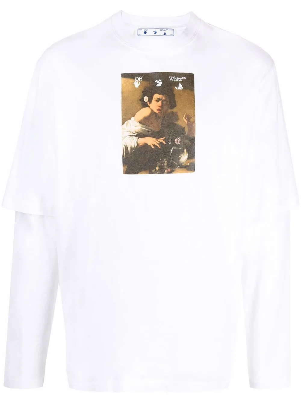 фото Off-white футболка с принтом caravaggio