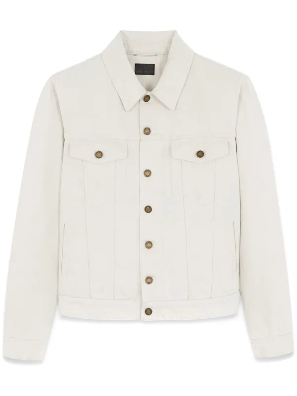 Saint Laurent Denim Button Up Jacket Farfetch