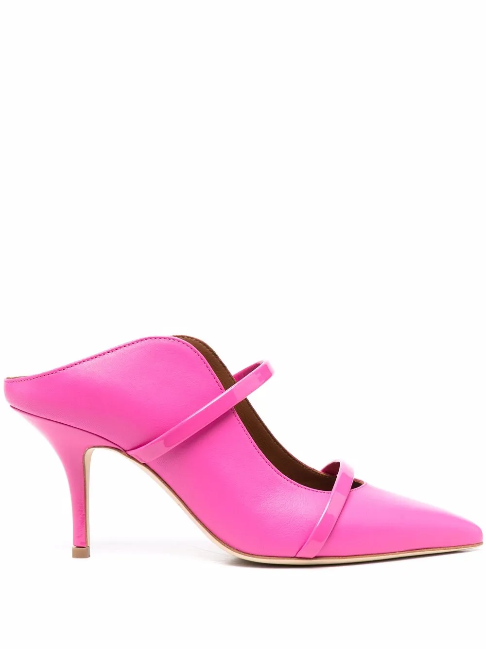 Malone Maureen Leather Dual-band Mule Pumps In | ModeSens